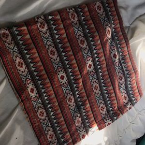 Patterned Mini Skirt